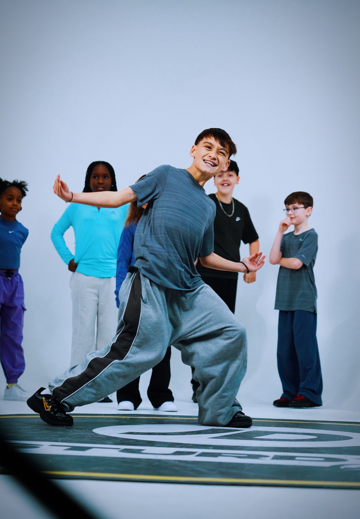 Dance Clash dancer in motion